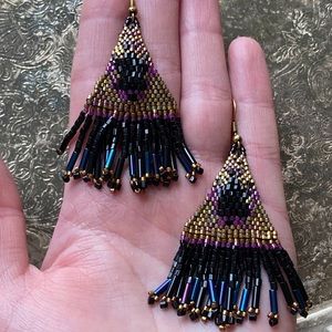 Handmade beaded earrings